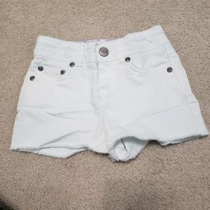 Mini Boden White Denim Jean Shorts